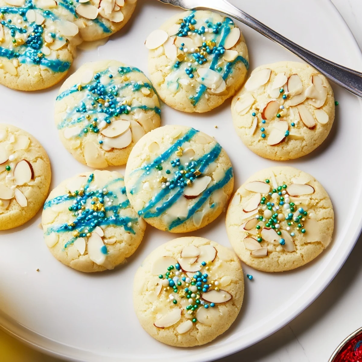 Festive Hanukkah Almond Christmas