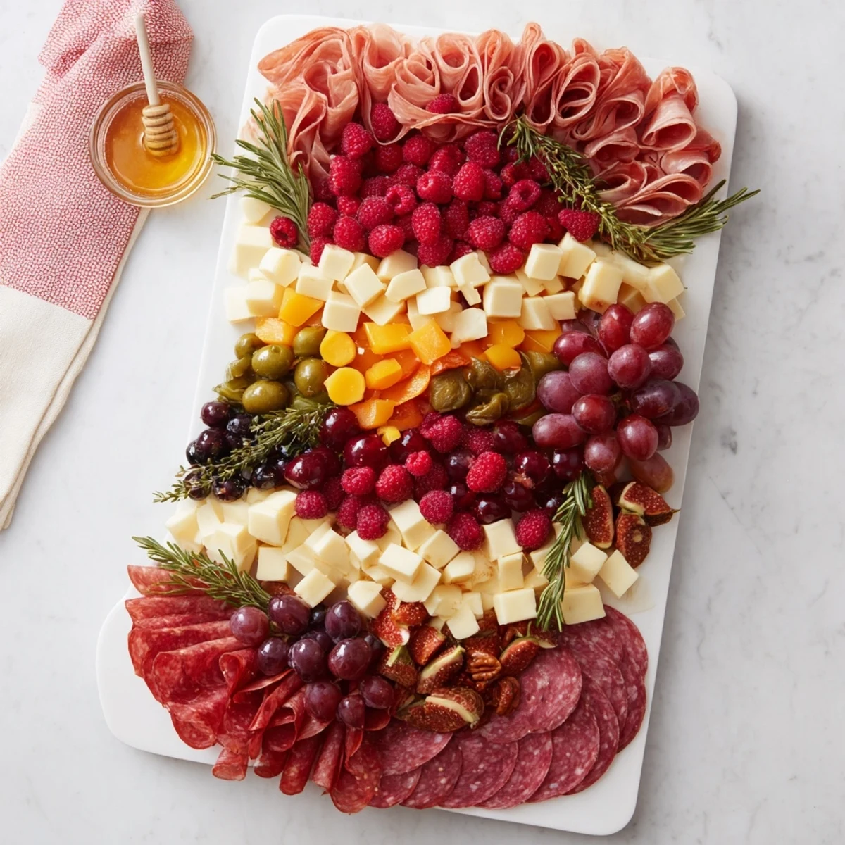 Meat Cheese Festive Stocking