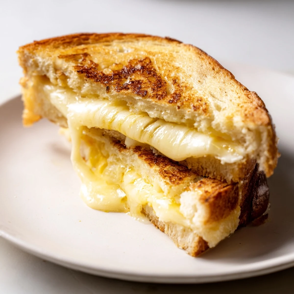 Crispy edges and rich, melted cheese: savor this delicious Custard French Toast Grilled Cheese for brunch.