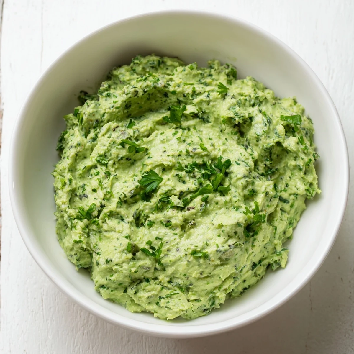 Vibrant swirls of creamy Green Goddess Dip, perfect as a dip or spread, made with fresh herbs.