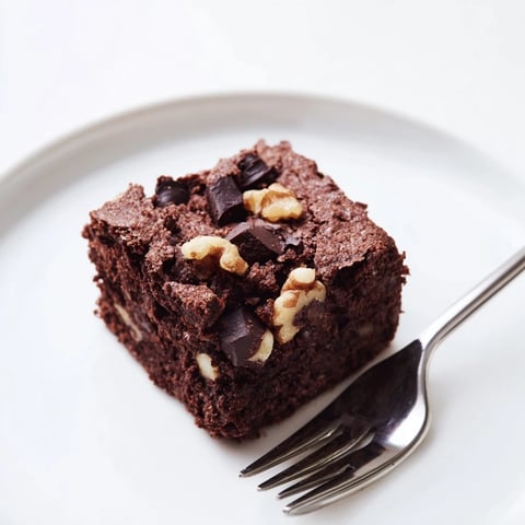 Rich, fudgy Zero-Waste Brownies made with leftover nut-milk pulp and chocolate.  