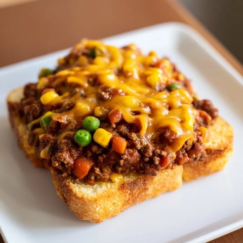 Golden, bubbly 5-Ingredient Sloppy Joe Casserole, a family-favorite comfort food baked to perfection.