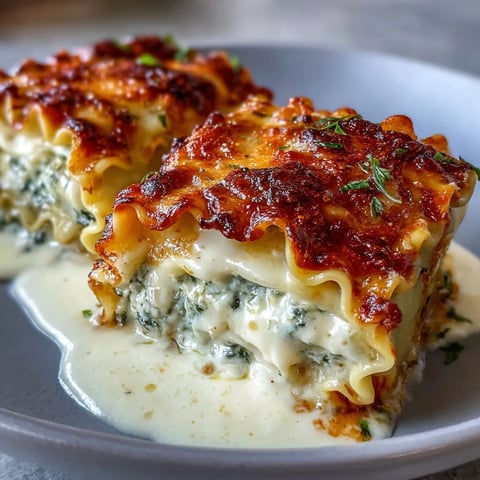 Golden-baked Garlic Butter Lasagna Roll-Ups with melted mozzarella and fresh parsley, served bubbling hot from the oven.