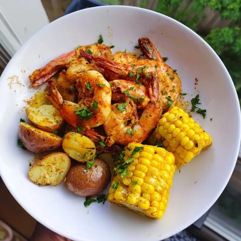 Cajun Shrimp Sweet Corn
