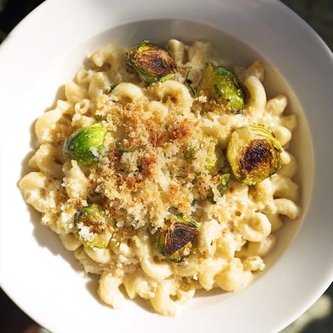 Sheet Pan Mac Cheese Brussels