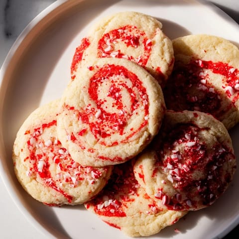 Candy Cane Swirl Cookies