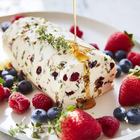 Cranberry Goat Cheese Log