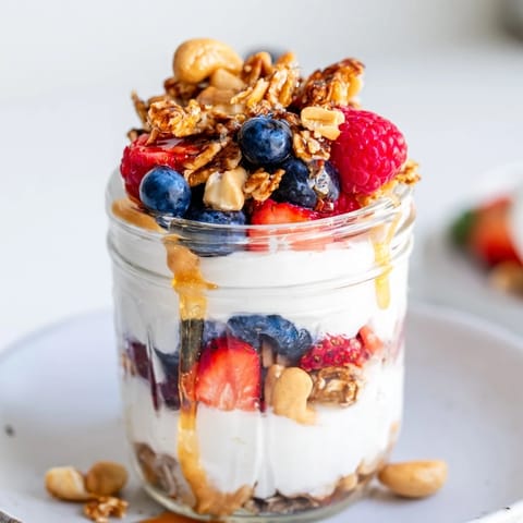 Cashew Butter Yogurt Parfait