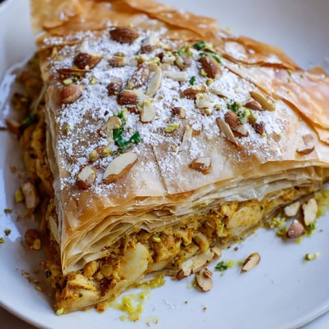 Moroccan Pastilla Spiced Pie