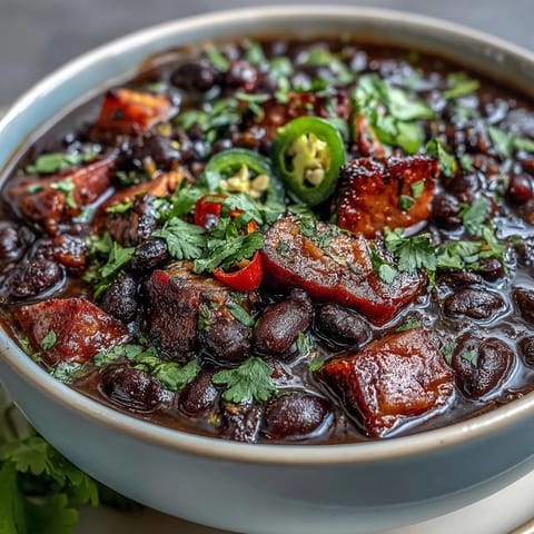 Black Bean Ham Jalapeños