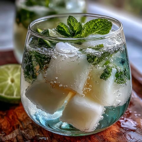 Lychee Agar Jelly Cubes