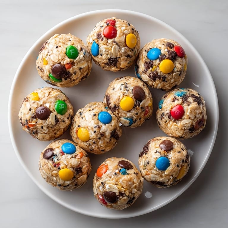 Sweet and chewy Monster Mash Protein Balls – an easy no-bake recipe for the family.