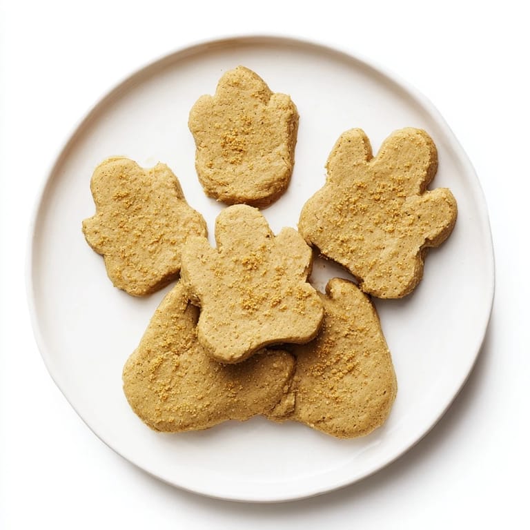 These delicious, baked Friendly Dog Paw Treats offer a healthy, grain-free snack for your best friend.