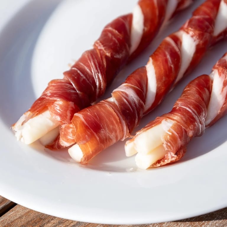 Gluten-free Nautical Knot: A delightful Italian-inspired appetizer, featuring braided prosciutto and cheese.