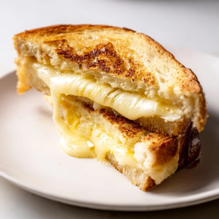 Crispy edges and rich, melted cheese: savor this delicious Custard French Toast Grilled Cheese for brunch.