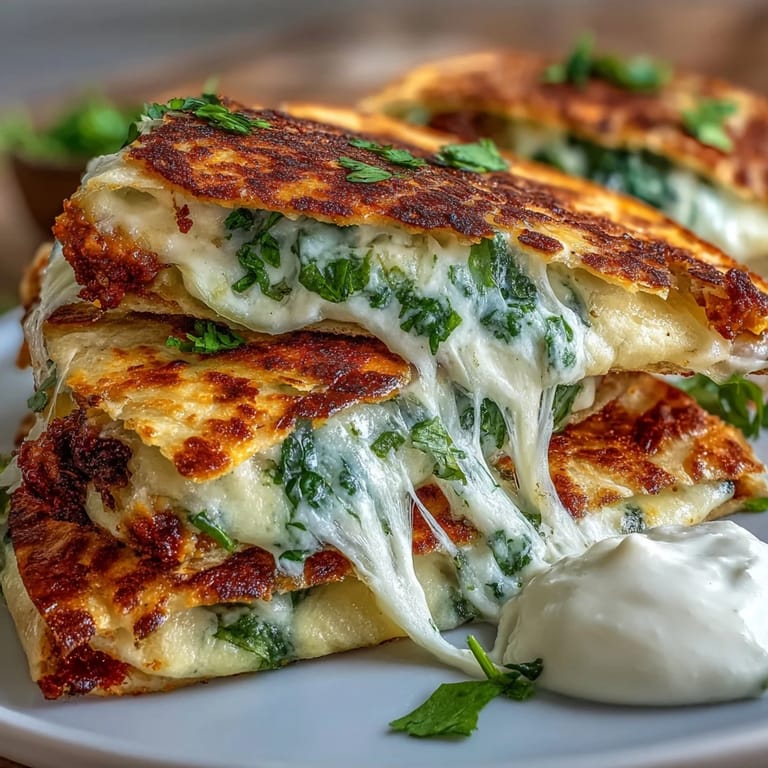 Vibrant spinach and sharp cheddar stuffed inside festive shamrock-shaped tortillas, creating a fun and flavorful vegetarian appetizer for any occasion.