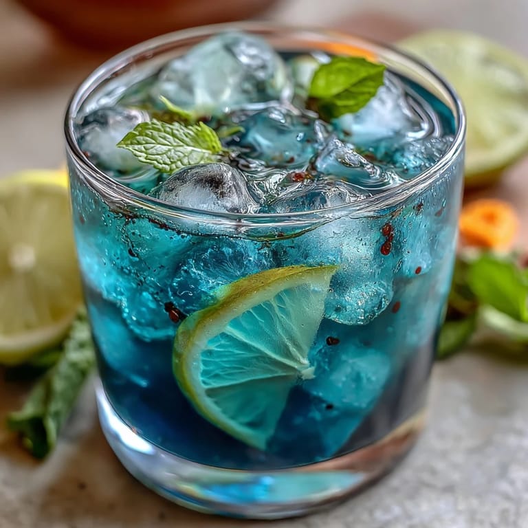 Vibrant blue to pink Butterfly Pea Flower Lemonade, a magical, easy drink.